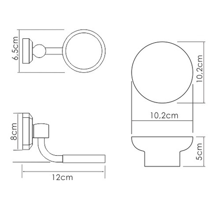 Мыльница Wasserkraft K-24129 SET1500