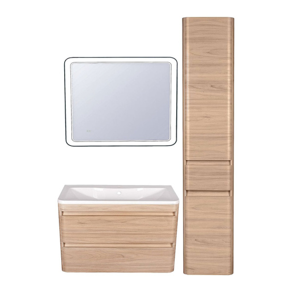 Тумба под раковину подвесная Style Line Атлантика СС-00002219 бежевый