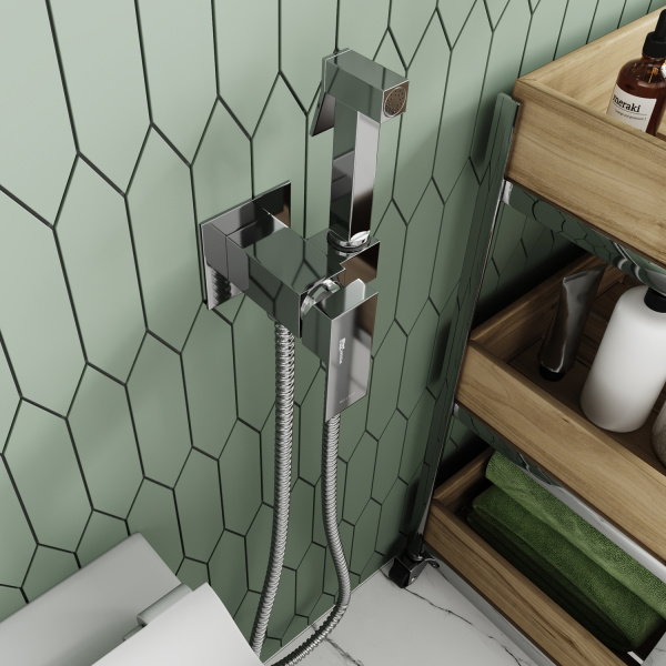 Встраиваемый смеситель для душа с гигиенической лейкой WasserKRAFT A71138