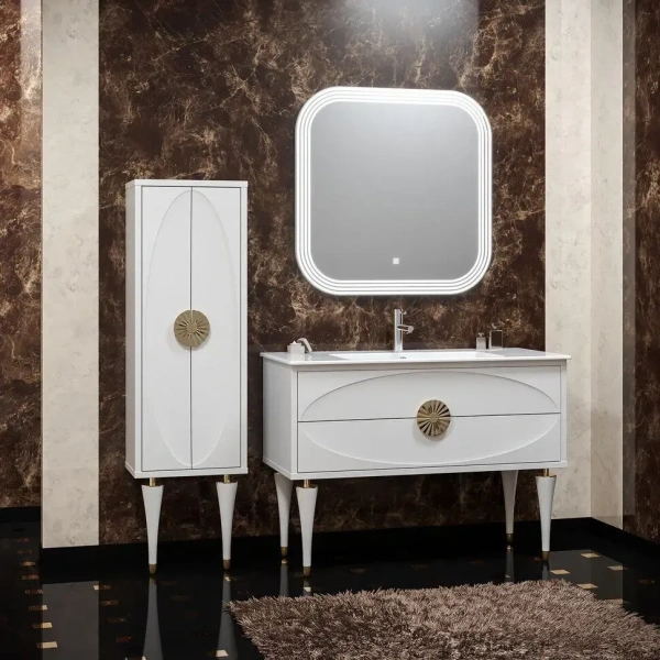 Ножки для мебели Opadiris Ибица 00-00003610 белый/золото