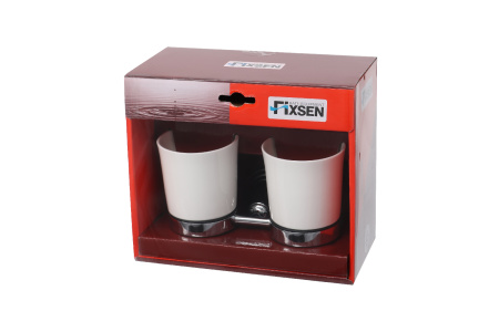 Стакан для зубных щеток FIXSEN Best двойной FX-71607