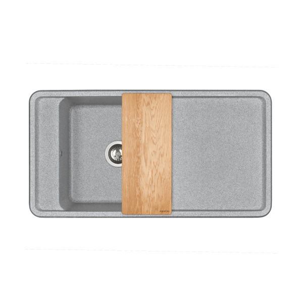 Кухонная мойка Aquaton Беллис 97 1A725132BS230 серый