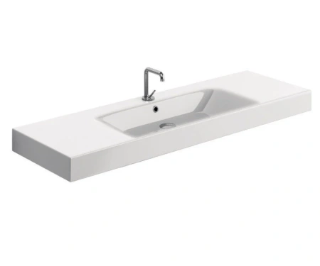 Раковина подвесная (140х45) Kerasan Cento 353501*1 белая