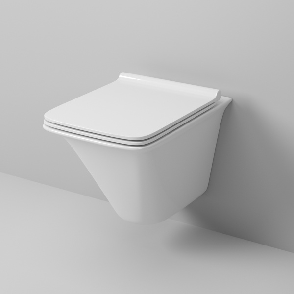 Унитаз подвесной безободковый Grossman  GR-4413S с сиденьем микролифт