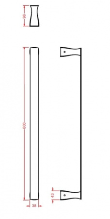 Держатель полотенца ArtCeram Jazz JZ27