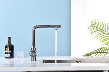 Смеситель для кухни с подключением к фильтру  Paulmark Urban Ur213104-NI