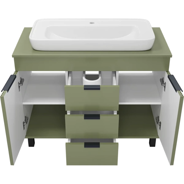 Тумба с раковиной  Brevita Enfida 100 УТ000022697