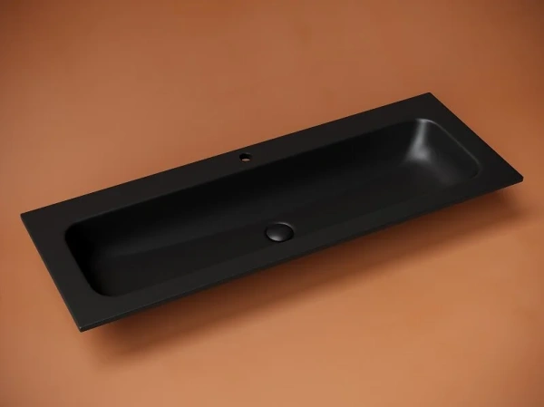 Раковина накладная (121х45,7) Ceramica Nova ELEMENT CN7017MB