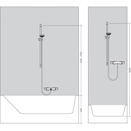 Душевой гарнитур Hansgrohe Croma Select S 26575400