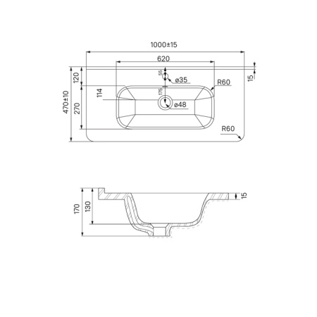 Тумба с раковиной IDDIS Edifice 100 подвесная белая (EDI10W1i95K)