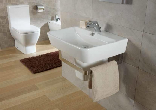 Полотенцедержатель для раковины с правой стороны Gala Emma Square 53020