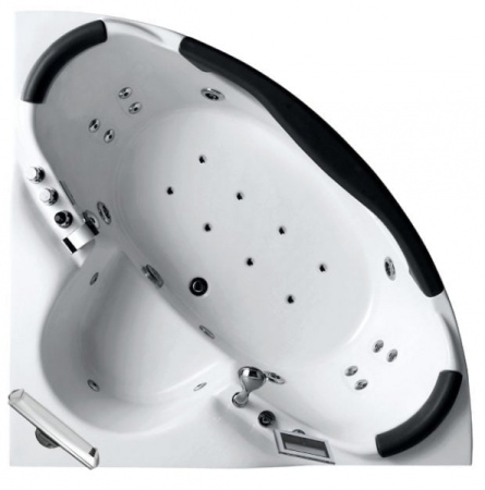 Акриловая ванна (155х155) Gemy G9025 II O с гидромассажем, универсальная