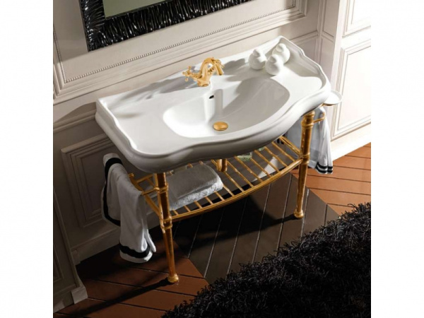 Консоль для раковины Kerasan Retro 730091 oro