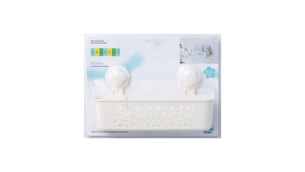 Полочка прямоугольная одноэтажная Grampus Blonde, GR-7084