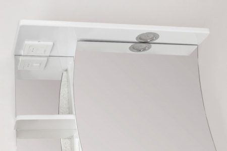 Зеркало-шкаф Style Line Волна 60 (60x73) ЛС-00000121 белый