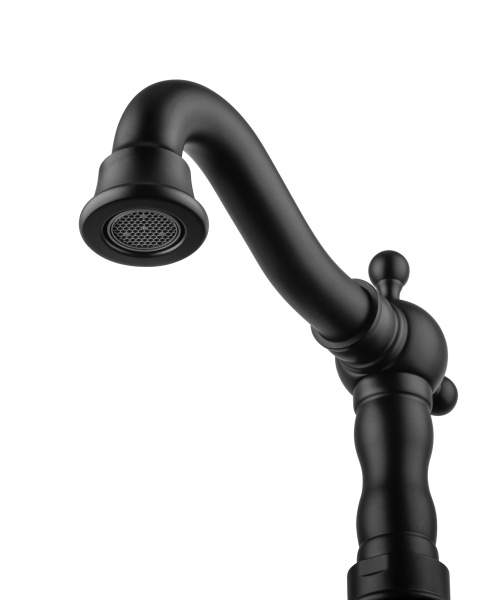 Смеситель для раковины WONZON & WOGHAND RETRO, черный матовый WW-88139020-MB