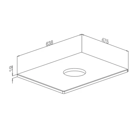 Столешница ASB-Mebel  Белмонти 65 11865