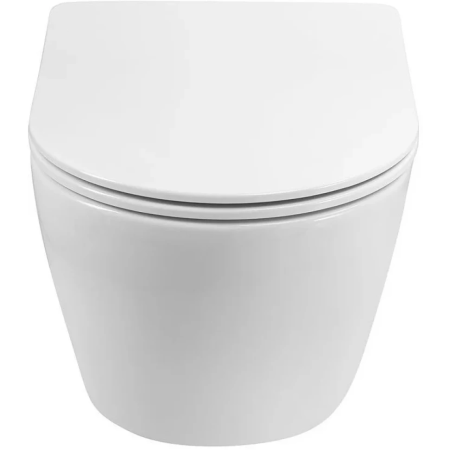 Унитаз подвесной безободковый Art&Max Sanremo AM026CHR/SC микролифт