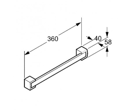 Поручень для ванны  KLUDI JOOP 5598105