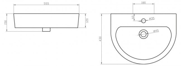 Пьедестал BelBagno Marino BB105PH
