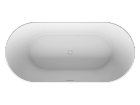 Ванна из литого мрамора ALPEN Palermo PAL-170M в комплекте с сифоном