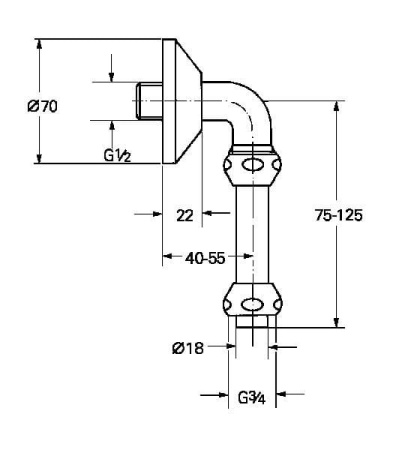 Отвод GROHE 12011000