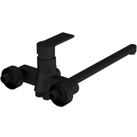 Универсальный смеситель для ванны Cersanit Brasko Black 64092