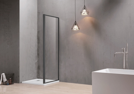 Душевая стенка Aquatek 90 AQ ARI WA 09020BL