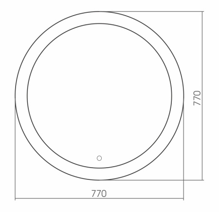 Зеркало (77х77) Silver Mirrors Perla neo LED-00002400