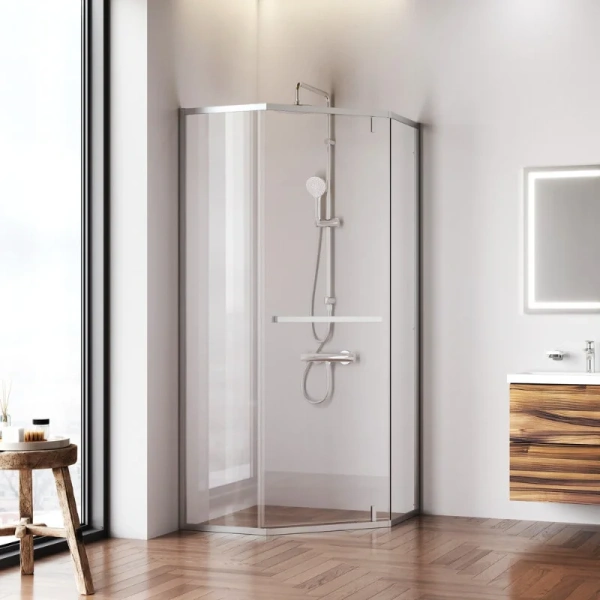 Душевой уголок (90х90) Am.Pm Gem W90G-405-9090-MT хром
