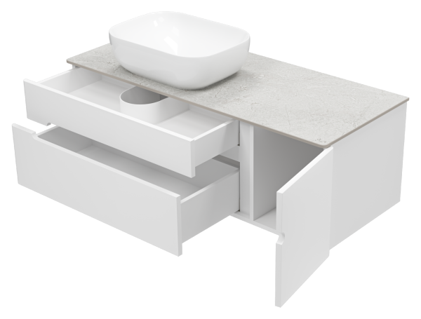 Тумба под раковину Misty Роял 120 П-Роя-01120-011П2Я