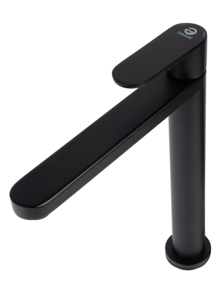 Смеситель для накладной раковины однорычажный высокий Agger Sweet A2712144 черный матовый