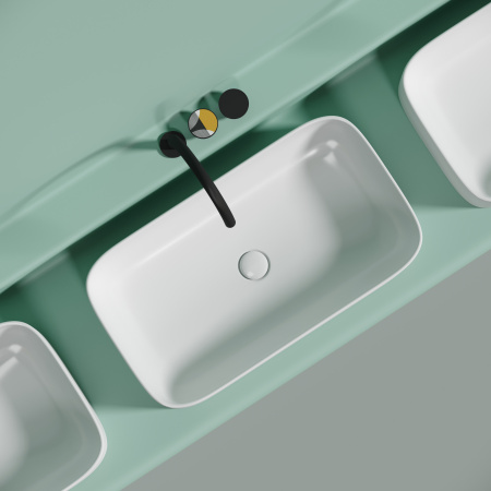 Раковина накладная (70,5х38) Ceramica Nova ELEMENT CN6054MW матовая