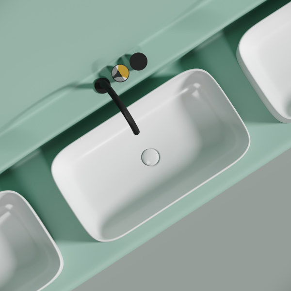 Раковина накладная (70,5х38) Ceramica Nova ELEMENT CN6054MW матовая