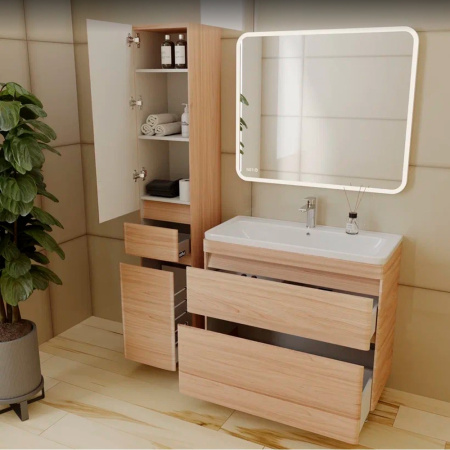 Тумба под раковину напольная Style Line Атлантика СС-00002218 бежевый
