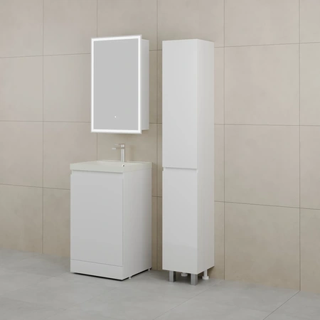 Тумба без раковины 50 см  Style Line Моно СС-00002488 белый глянец