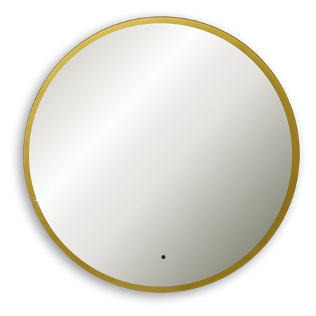 Зеркало с холодной подсветкой Art&Max Sanremo AM-San-1000-DS-F-Gold