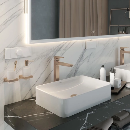 Раковина накладная (55x40) Hansgrohe Xuniva Q 60168450 белый