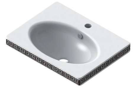 Раковина встраиваемая Sanita Luxe Next Greek NXT60SLWB11