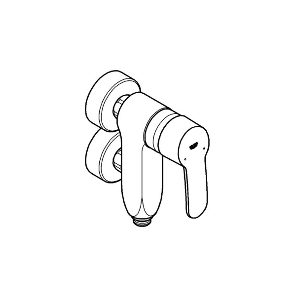 Смеситель однорычажный для душа Grohe Eurostyle Cosmopolitan 23300 000 (23300000) хром  Смеситель однорычажный для душа Grohe Eurostyle Cosmopolitan 23300 000 (23300000) хром