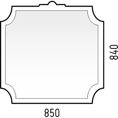 Зеркало (85х84) Corozo Манойр 85 SD-00000980