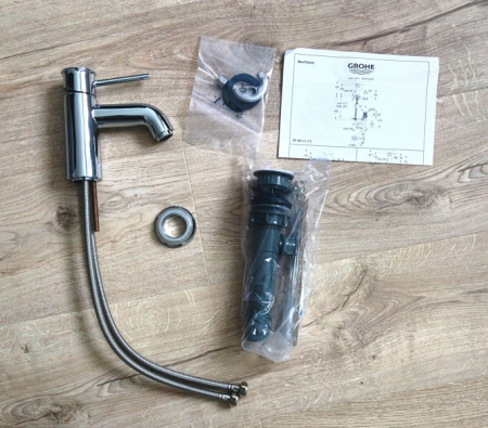 Смеситель для раковины Grohe BauClassic 23161 000 (23161000) хром