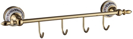 Планка с крючками 4 крючка Savol 68b S-06874B