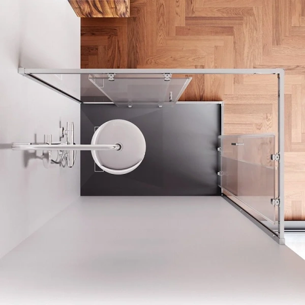 Душевой уголок (120х80) Am.Pm Gem W90G-403-120280-MT хром матовый