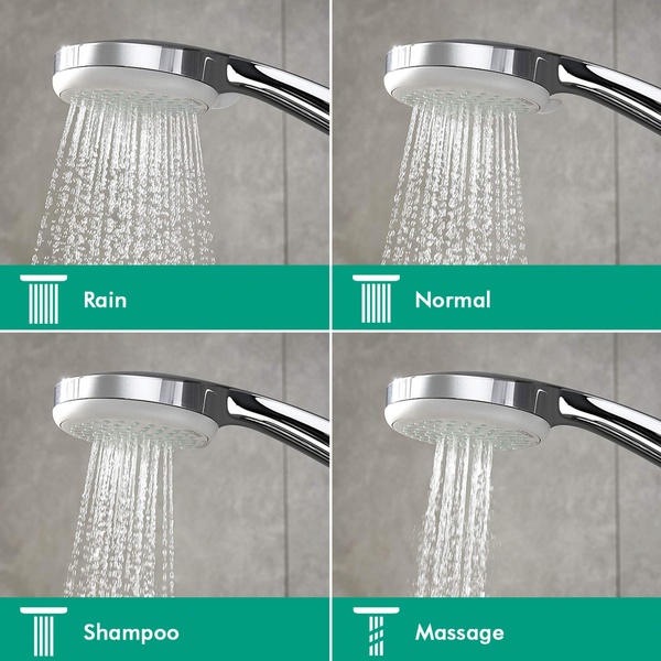 Душевой гарнитур с мыльницей Hansgrohe Croma 100 Vario/Unica C 4jet 27772000 хром