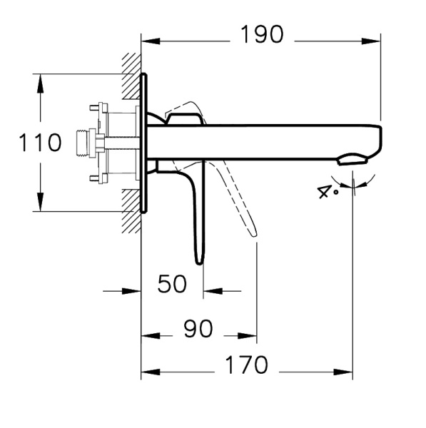 Смеситель для раковины VitrA Root Round A4272126EXP медь