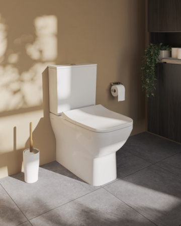 Унитаз-компакт VitrA Integra Square с тонким сиденьем микролифт 9833B003-7205