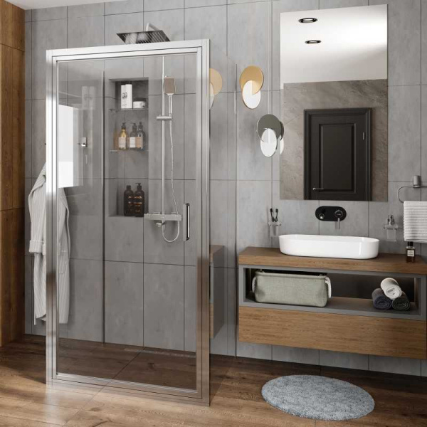 Душевой уголок (100х90) WasserKRAFT Salm 27I41