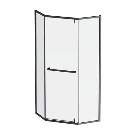 Душевой уголок (90х90) Am.Pm Gem W90G-405-9090-BT черный
