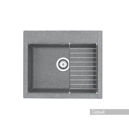 Кухонная мойка Aquaton Делия 60 1A715232LD230 серый